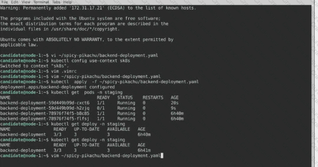 CKAD question answer